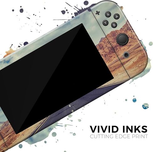 Design Skinz - متوافق مع Nintendo DSi XL - غطاء حماية من الفينيل قابل للإزالة ومقاوم للخدش - طريق الصحراء in Saudi Arabia