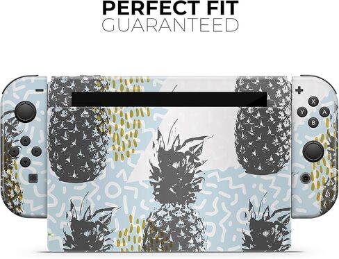 Design Skinz - متوافق مع Nintendo DSi XL - غطاء حماية من الفينيل قابل للإزالة ومقاوم للخدش - Retro Summer Pineapple v5 in Saudi Arabia
