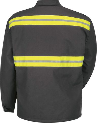Red Kap Men's Enhanced Visibility Perma Lined Panel Jacket in Saudi Arabia