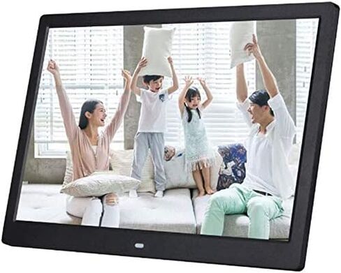 14-inch HD Digital Photo Frame with MP3 Video Player, Calendar, Alarm Clock, USB and SD Card Support, and Remote Control. in Saudi Arabia