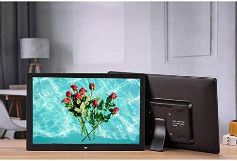 17-inch Digital Photo Frame, Full HD 1440x900 IPS Display, Photo, Music and Video Player, Calendar, Alarm Clock, Remote Control, Supports USB and SD Card. in Saudi Arabia