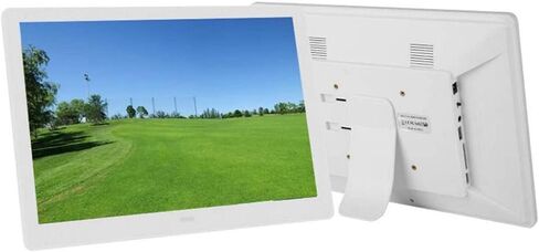 إطار صور رقمي LED مقاس 12 بوصة، دقة عالية 1280x800، شاشة IPS 16:10، يدعم بطاقة USB/SD، مشغل موسيقى وفيديو مدمج، تقويم وساعة، مع مؤقت تشغيل/إيقاف تشغيل تلقائي، أسود. in Kuwait