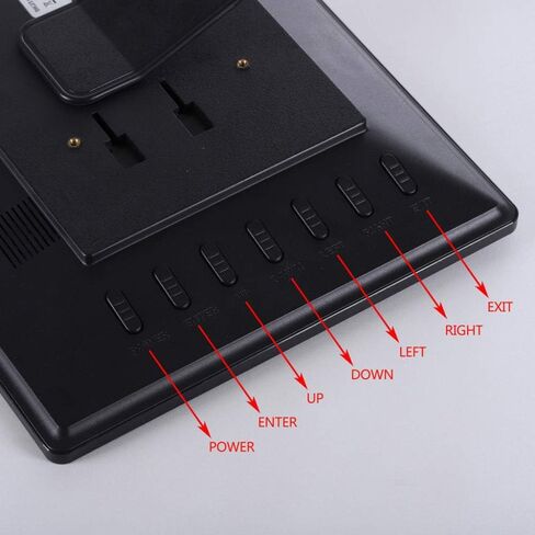 إطار صور رقمي LED مقاس 12 بوصة، دقة عالية 1280x800، شاشة IPS 16:10، يدعم بطاقة USB/SD، مشغل موسيقى وفيديو مدمج، تقويم وساعة، مع مؤقت تشغيل/إيقاف تشغيل تلقائي، أسود. in Kuwait