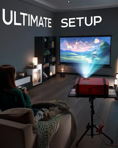 شاشة عرض مقاس 84 بوصة مع حامل وحامل ثلاثي القوائم لجهاز العرض العالمي in Kuwait