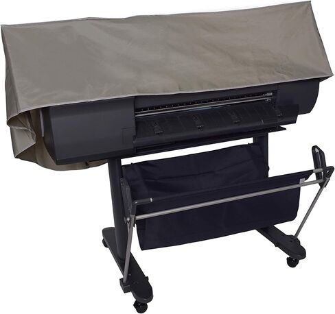 The Perfect Dust Cover, Silver Nylon SHORT Cover for HP DesignJet T1700dr 44-in PostScript Printer, Anti Static and Waterproof Cover Dimensions 70.9''W x 27.4''D x 14''H by The Perfect Dust Cover LLC in Saudi Arabia
