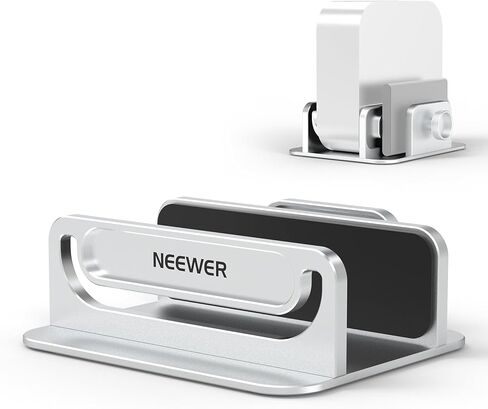 NEEWER Basics Mac mini Stand with SSD Holder, Aluminum Alloy PC Slot Upright Rack Dock Desk Mount Computer Accessories Compatible with Apple Mac mini with M4 or M4 Pro Chips, DS025 in Saudi Arabia
