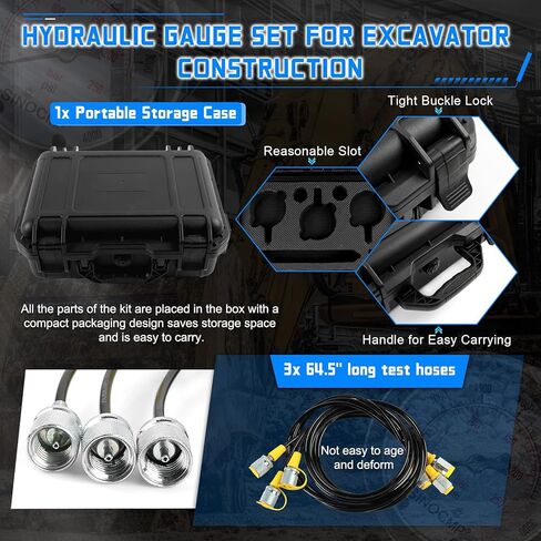 مجموعة اختبار الضغط الهيدروليكي من سينومب مقياس الضغط المستخدم للحفارات، ضمان لمدة عامين in Kuwait