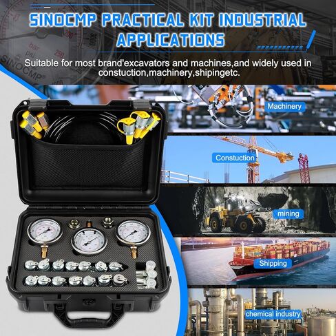 مجموعة اختبار الضغط الهيدروليكي من سينومب مقياس الضغط المستخدم للحفارات، ضمان لمدة عامين in Kuwait