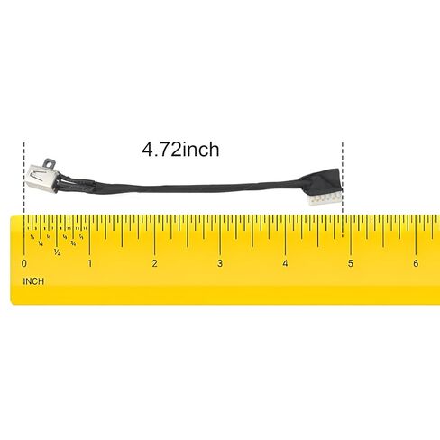 استبدال الكمبيوتر المحمول لتيار مستمر في مقبس الطاقة كابل مقبس منفذ الشحن متوافق مع Dell inspiron 3405 3510 3511 3515|Inspiron 15 3518 3520 3521 3525 |Vostro 3400 3401 3405 3500 3501 in Kuwait