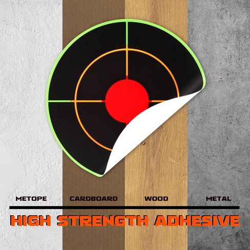 Highwild 3 Inch Splatter Adhesive Bullseye Shooting Target Stickers - Splash Effect of Multiple Colors - 250 Pack in Saudi Arabia