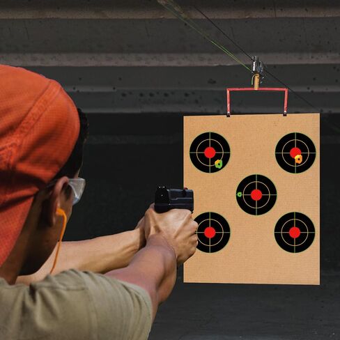 Highwild 3 Inch Splatter Adhesive Bullseye Shooting Target Stickers - Splash Effect of Multiple Colors - 250 Pack in Saudi Arabia