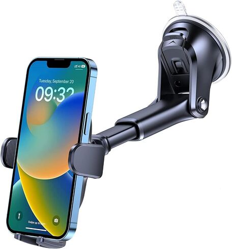 كوب شفط عالمي لتثبيت الهاتف على لوحة القيادة وحامل الزجاج الأمامي لهاتف iPhone وSamsung GPS والملاحة in Saudi Arabia