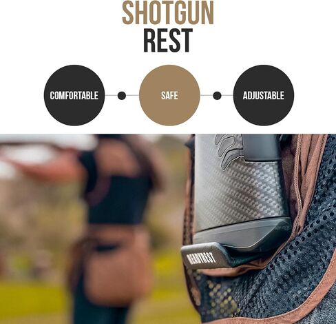 ReadyRest Shotgun Rest Accessory for Sporting Clays, Trap Shooting, Pheasant and Dove Hunting | Made in The USA in Saudi Arabia