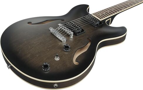 Ibanez AS7312 كـ Artcore 12 -String Hollow Body Electric Guitar - حزمة شفافة الكرز الأحمر مع حقيبة أزعج ، موالف ، حزام ، كابل ، فيديو تعليمي أوستن بازار ، وقطعة قماش تلميع in Kuwait