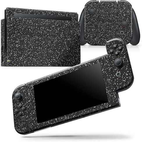 Design Skinz - متوافق مع Nintendo DSi XL - غطاء حماية من الفينيل قابل للإزالة ومقاوم للخدش - أسود لامع لامع للغاية in Saudi Arabia