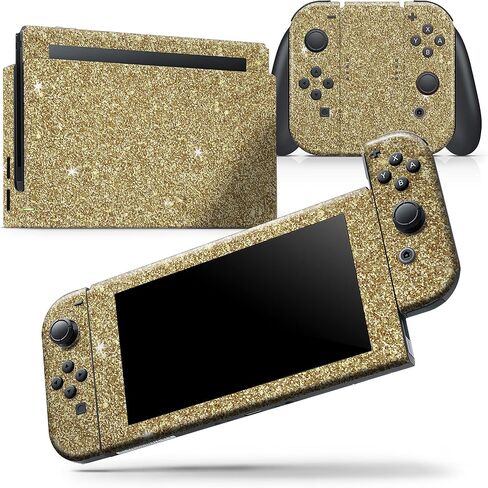 Design Skinz - متوافق مع Nintendo DSi XL - غطاء حماية من الفينيل مقاوم للخدش وقابل للإزالة - ذهبي لامع لامع للغاية in Saudi Arabia
