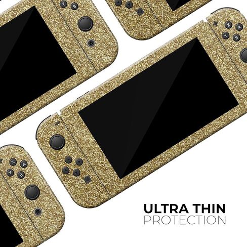 Design Skinz - متوافق مع Nintendo DSi XL - غطاء حماية من الفينيل مقاوم للخدش وقابل للإزالة - ذهبي لامع لامع للغاية in Saudi Arabia