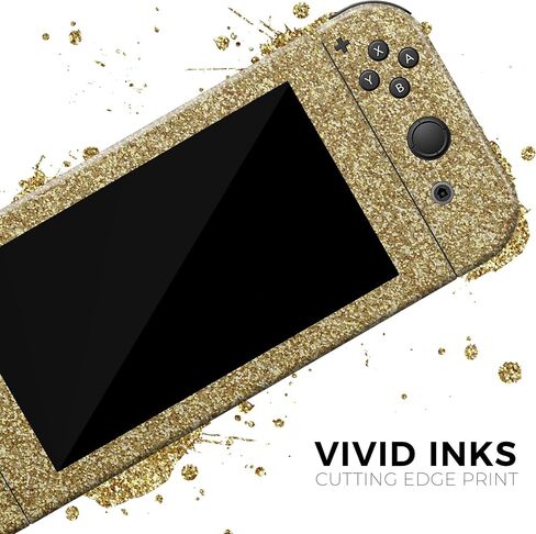 Design Skinz - متوافق مع Nintendo DSi XL - غطاء حماية من الفينيل مقاوم للخدش وقابل للإزالة - ذهبي لامع لامع للغاية in Saudi Arabia