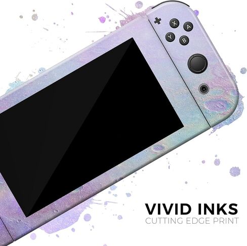 Design Skinz - Compatible with Nintendo DSi XL - Skin Decal Protective Scratch-Resistant Removable Vinyl Wrap Cover - The Tie-Dye Cratered Moon Surface in Saudi Arabia