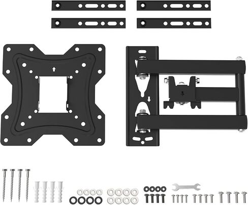 GRIFEMA GB1004 TV Wall Bracket for Most 26 to 55 Inches Flat & Curved TV Screens, Swivels Tilts Extends TV Wall Mount with VESA 75x75MM to 400X400MM Weight Capatity 30KG in Saudi Arabia