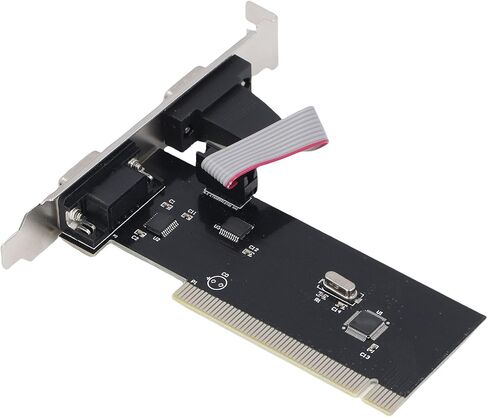 بطاقة توسيع تسلسلية Jectse PCIe، 2 منفذ PCI Express 1.0 × 1 إلى وحدة تحكم محول محول DB9 COM RS232 الصناعية لسطح المكتب، تتصل بسهولة بأنظمة نقاط البيع والماسحات الضوئية والطابعات in Kuwait