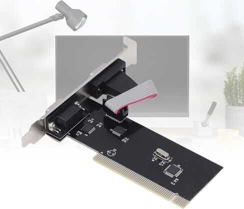 بطاقة توسيع تسلسلية Jectse PCIe، 2 منفذ PCI Express 1.0 × 1 إلى وحدة تحكم محول محول DB9 COM RS232 الصناعية لسطح المكتب، تتصل بسهولة بأنظمة نقاط البيع والماسحات الضوئية والطابعات in Kuwait