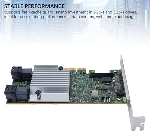 وحدة تحكم PUSOKEI LSI SAS، بطاقة تحكم 8 منافذ SAS PCIE 3.0 بسرعة 12 جيجابت في الثانية، مع ذاكرة تخزين مؤقت DDRIII سعة 2 جيجابايت و0 1 5 6 10 50 60، لمركز بيانات محطة عمل خادم سطح المكتب in Kuwait
