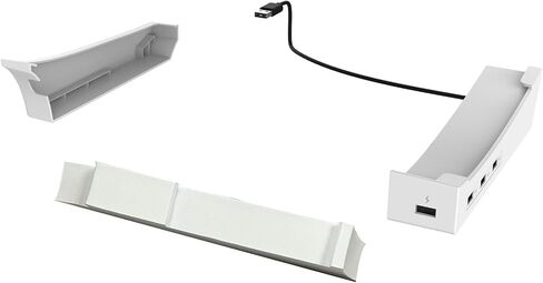 Horizontal Stand with 3 USB 2.0 Ports & 1 Fast Charging Port Base Bracket Holder Compatible for PS5 Slim Console in Saudi Arabia