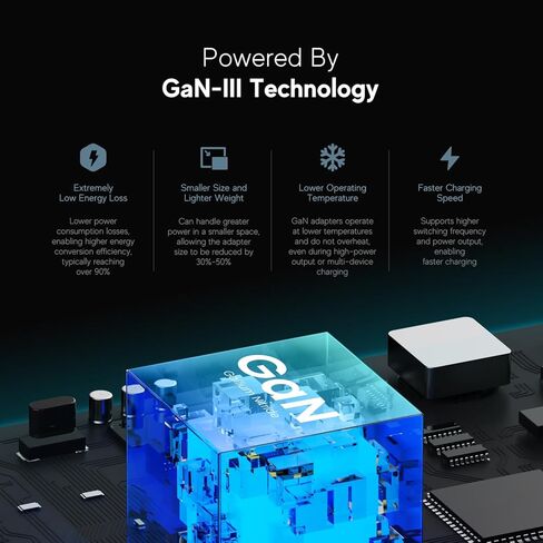 240W USB C Power Supply 48V 5A GaN PD3.1 with Detachable USB-C Charging Cable for Drones, Robot, AI PC Gaming Laptop, Industrie PC, Thunderbolt 5 USB C 240 Watt Replacement for Delta ADP-240KB BA in Kuwait