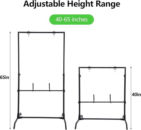 Archery Target Stand for 30 Inch Bag & Foam Targets, Bow and Arrow Target Stand for Backyard, Alloy Steel in Kuwait