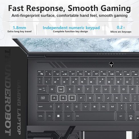 Thunderobot Zero 16 i9 4080 Gaming Laptop, 16" QHD+ 240Hz 2.5K Display, 14th Gen Intel Core i9-14900HX, GeForce RTX 4080, 32GB DDR5 RAM, 1TB SSD, RGB Backlit Keyboard, Wi-Fi 6, Windows 11 Home, White in Kuwait