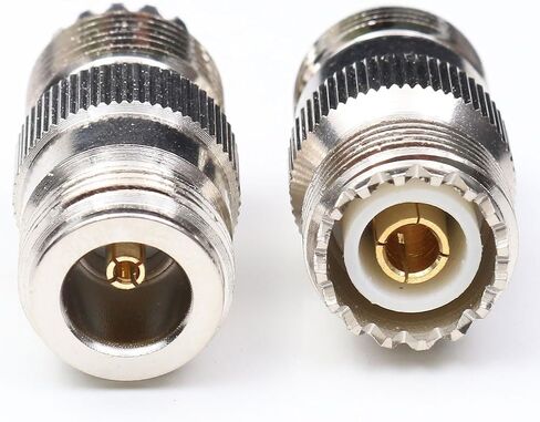 N Female to UHF Female Connectors PL259 to N Type Coaxial Connectors Adapters 2Packs in Saudi Arabia