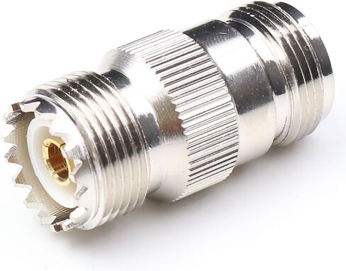 N Female to UHF Female Connectors PL259 to N Type Coaxial Connectors Adapters 2Packs in Saudi Arabia
