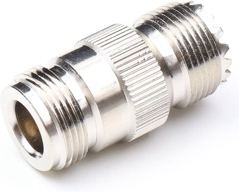 N Female to UHF Female Connectors PL259 to N Type Coaxial Connectors Adapters 2Packs in Saudi Arabia