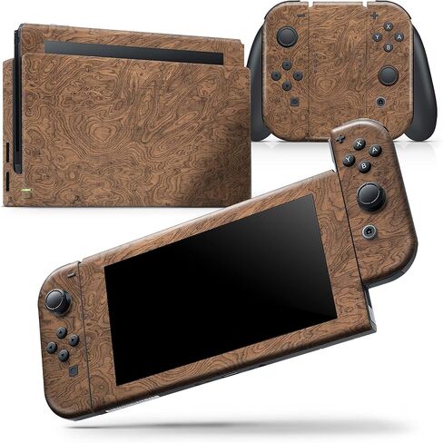 Design Skinz - Compatible with Nintendo DSi XL - Skin Decal Protective Scratch-Resistant Removable Vinyl Wrap Cover - Luxury Natural Wood V6 in Saudi Arabia