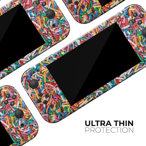 Design Skinz - متوافق مع Nintendo DSi XL - غطاء حماية من الفينيل قابل للإزالة ومقاوم للخدش - رشات حلوى ملونة in Saudi Arabia