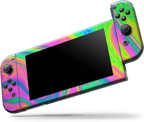 Design Skinz - Compatible with Nintendo DSi XL - Skin Decal Protective Scratch-Resistant Removable Vinyl Wrap Cover - Neon Color Fushion V3 in Saudi Arabia