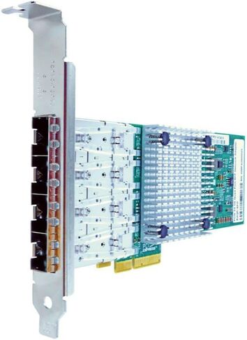 بطاقة Nic رباعية المنافذ سعة 1 جيجا بايت في الثانية Sfp Pcie X4 in Kuwait