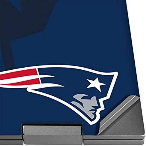 Skinit Decal Laptop Skin Compatible with HP Envy x360 Convertible 15-ed0047nr (2020) - Officially Licensed NFL New England Patriots Double Vision Design in Saudi Arabia
