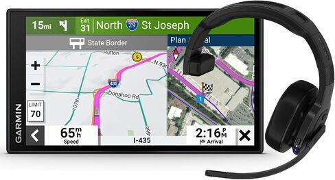 حزمة سماعات Garmin dezl: OTR1010 وسماعة الرأس 100 in Saudi Arabia