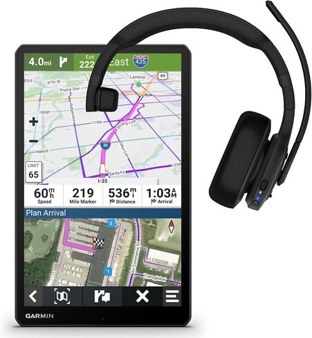 حزمة سماعات Garmin dezl: OTR1010 وسماعة الرأس 100 in Saudi Arabia