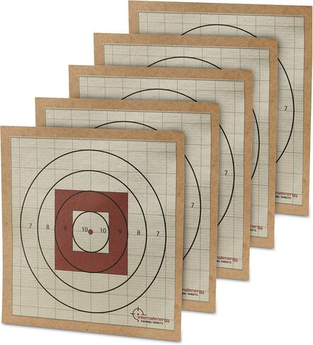 5-Pack Zeroing Thermal Targets with Bullseye – Extra-Bright Passive Rifle Shooting Targets for Outdoor Range Accuracy, No Tilting Needed in Saudi Arabia