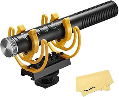 ميكروفون GODOX VDS-M2 Supercardioid Condenser Shotgun، واجهة إخراج 3.5 مم، مادة سبائك الألومنيوم، يعمل مع الكاميرا، DSLR، الكمبيوتر، الهاتف المحمول in Saudi Arabia