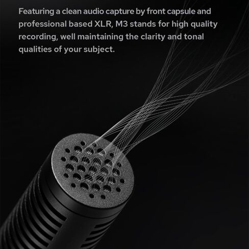 GODOX VDS-M3 Multi-Functional Supercardioid Condenser Shotgun Microphone,USB Interface,270° Adjustable Bracket,2000mAh Lithium Battery for 220h Recording Time in Saudi Arabia