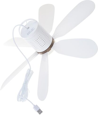 USB Fan 5V1A Hanging Ceiling 6Leaves For Camping And Travel Tent 5V 5W Quiet Operate USB Ceiling Fan in Saudi Arabia