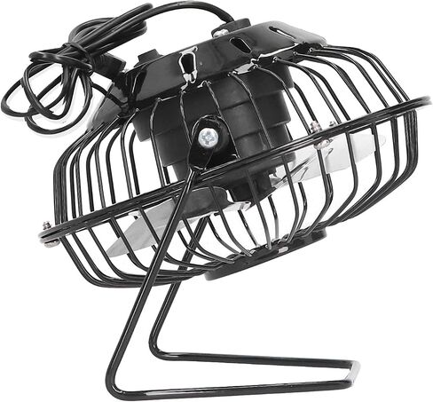 Walfront Solar Powered Fan, Lightweight USB Outdoor Cooling Fan for Camping Tent and Greenhouse, Ventilation Solution with Dual Power Options, Compact Design in Saudi Arabia
