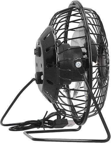 Walfront Solar Powered Fan, Lightweight USB Outdoor Cooling Fan for Camping Tent and Greenhouse, Ventilation Solution with Dual Power Options, Compact Design in Saudi Arabia