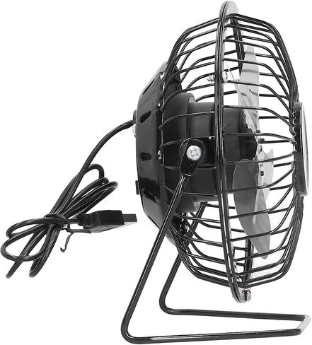 Walfront Solar Powered Fan, Lightweight USB Outdoor Cooling Fan for Camping Tent and Greenhouse, Ventilation Solution with Dual Power Options, Compact Design in Saudi Arabia