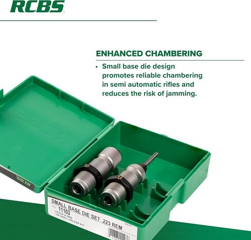 RCBS Small Base Die Set 30-06 Springfield, Reloading Die Set for Semi-Automatic Rifles with Reliable Chambering in Kuwait