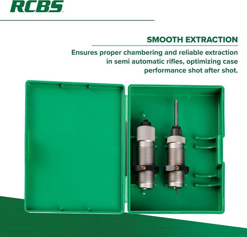 RCBS Small Base Die Set 30-06 Springfield, Reloading Die Set for Semi-Automatic Rifles with Reliable Chambering in Kuwait